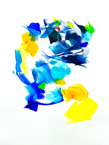 Painting titled "NOTHING HAS CHANGED…" by Aurore Millet, Original Artwork, Oil Mounted on Cardboard