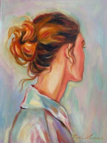 A moment 绘画 标题为“A moment” 由Isolde Pavlovskaya, 原创艺术品, 油 安装在木质担架架上