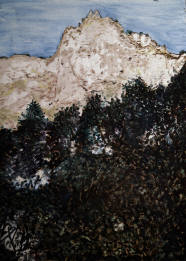 Digital Arts titled "St. Guilhem le dése…" by José Sales Albella, Original Artwork, Digital Painting