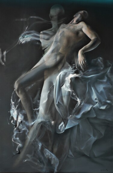 绘画 标题为“Metamorphosis” 由Peter Balog, 原创艺术品, 油 安装在木质担架架上