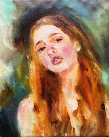 绘画 标题为“"Be yourself"” 由Isolde Pavlovskaya, 原创艺术品, 油 安装在木质担架架上