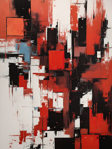 数字艺术 标题为“Abstract Expression…” 由Nabil Zeineddine, 原创艺术品, 数字油画
