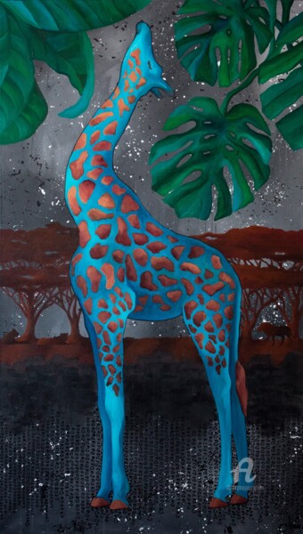 Painting titled "A breath of freedom" by Monika Mrowiec, Original Artwork, Acrylic