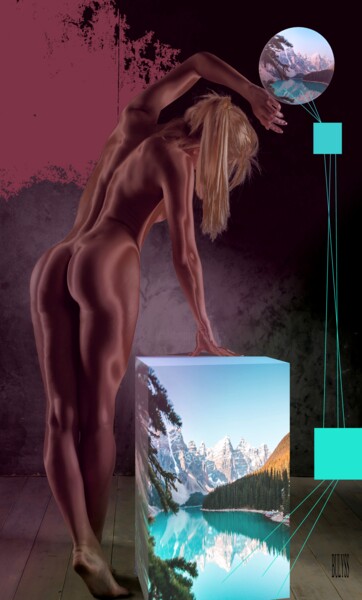 Women Girl with no name 数字艺术 标题为“Women Girl with no…” 由Marc Bulyss, 原创艺术品, 三维建模