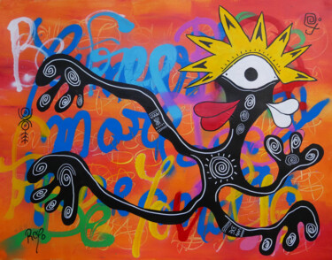 Peinture intitulée "" BE FREE " 301123" par Jean Jacques Royo, Œuvre d'art originale, Acrylique