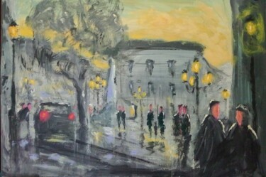 Schilderij getiteld "Sequenze di luci (…" door Luigi Marchesani, Origineel Kunstwerk, Acryl