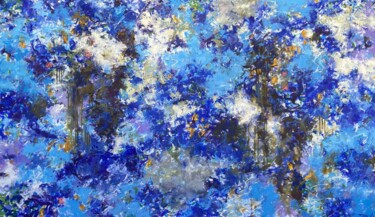 绘画 标题为“Origen celeste” 由Alfonso Sosa, 原创艺术品, 丙烯 安装在木质担架架上