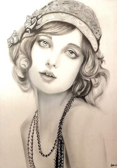 Dessin intitulée "Douceur N°2" par Aéro, Œuvre d'art originale, Acrylique