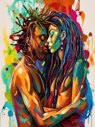 Feeling Your Feelings - Loving Is Easy Digital Arts titled "Feeling Your Feelin…" by Sykart Designs, Original Artwork, AI generated image