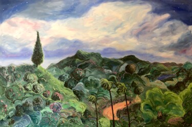 绘画 标题为“O despertar da noite” 由Victor G Ferrari, 原创艺术品, 丙烯