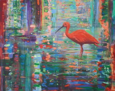 Peinture intitulée "C'est à l'automne q…" par Francois Pagé, Œuvre d'art originale, Huile
