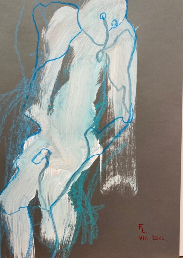 绘画 标题为“DESSIN ACRYLIQUE ET…” 由Francoise Leblanc, 原创艺术品, 丙烯