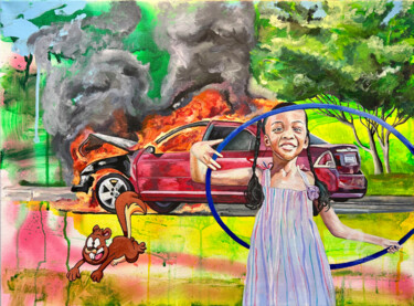 Painting titled "The Staging Of Our…" by Jonathan Mcafee, Original Artwork, Acrylic