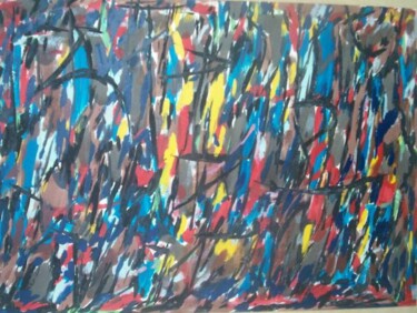Peinture intitulée "ABSTRATO - ACRÍLICO…" par Romeo Zanchett, Œuvre d'art originale
