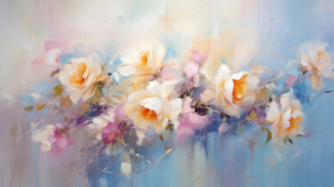 Digital Arts με τίτλο "Flowers40" από P. Lee, Αυθεντικά έργα τέχνης, Ψηφιακή ζωγραφική