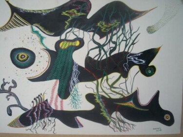 Peinture intitulée "ABSTRATO - ACRÍLICO…" par Romeo Zanchett, Œuvre d'art originale