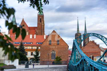 Most Tumski we Wrocławiu Photographie intitulée "Most Tumski we Wroc…" par Bożena Bochenek, Œuvre d'art originale, Photographie numérique