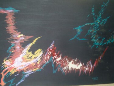 Peinture intitulée "ABSTRATO - ACRÍLICO…" par Romeo Zanchett, Œuvre d'art originale