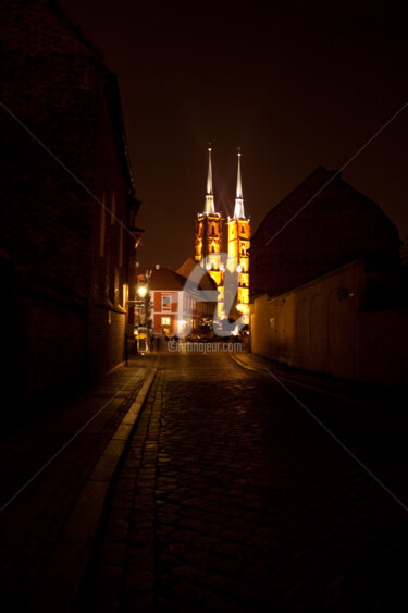 Katedra we Wrocławiu Photographie intitulée "Katedra we Wrocławiu" par Bożena Bochenek, Œuvre d'art originale, Photographie numérique