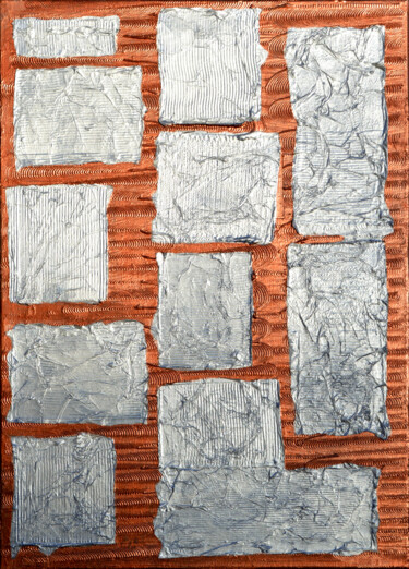Mystère Painting titled "Mystère" by Ayel, Original Artwork, Acrylic Mounted on Wood Stretcher frame