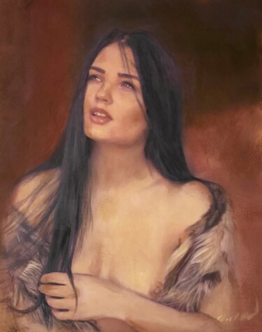 Painting titled "'The Vision'" by William Oxer, Original Artwork, Oil