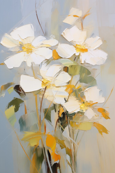 Digital Arts με τίτλο "Flowers85" από P. Lee, Αυθεντικά έργα τέχνης, Ψηφιακή ζωγραφική