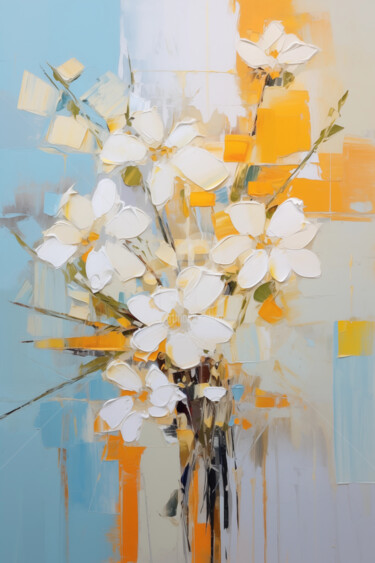 Digital Arts με τίτλο "Flowers86" από P. Lee, Αυθεντικά έργα τέχνης, Ψηφιακή ζωγραφική