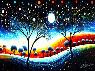 Winter Wonderland - Winter 2023 「Winter Wonderland -…」というタイトルのデジタルアーツ Sykart Designsによって, オリジナルのアートワーク, AI生成画像