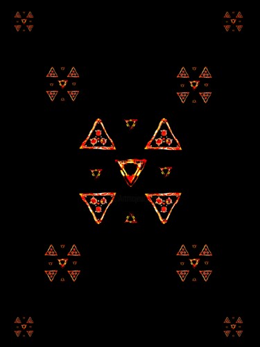 제목이 "Geometric 23-4jX11k2"인 사진 Ken Lerner로, 원작, 디지털