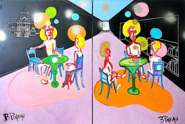 Peinture intitulée "D200P20 Repère & en…" par Bernard Pineau, Œuvre d'art originale, Huile