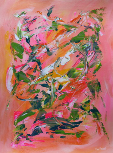 Peinture intitulée "Douceur de vivre" par Vinet-Larente, Œuvre d'art originale, Acrylique