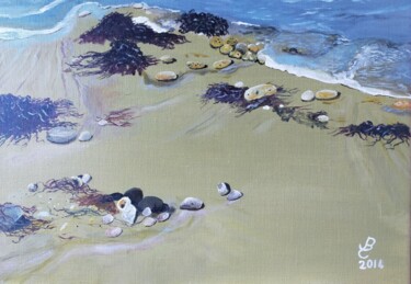 "Ressac" başlıklı Tablo Jacqueline Clermont (Jbc35) tarafından, Orijinal sanat, Akrilik Ahşap Sedye çerçevesi üzerine monte…