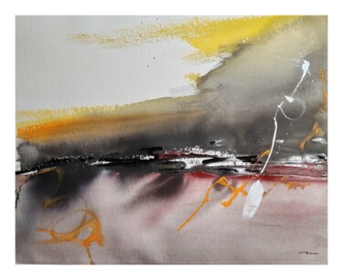 Incandescent 2 Malerei mit dem Titel "Incandescent 2" von Vincent Faye, Original-Kunstwerk, Aquarell