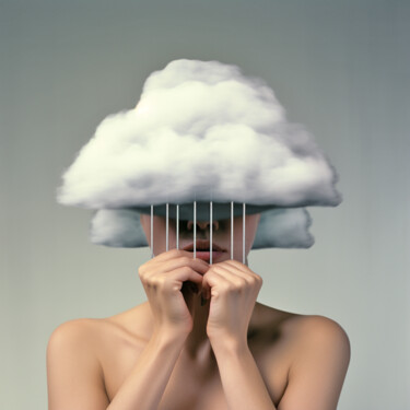 Digital Arts titled "Le Cloud" by Tthomopoulos, Original Artwork, AI generated image