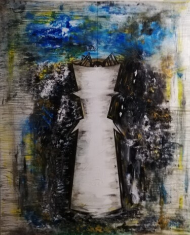 Peinture intitulée "DUEL" par Véronique Trovalet, Œuvre d'art originale, Acrylique