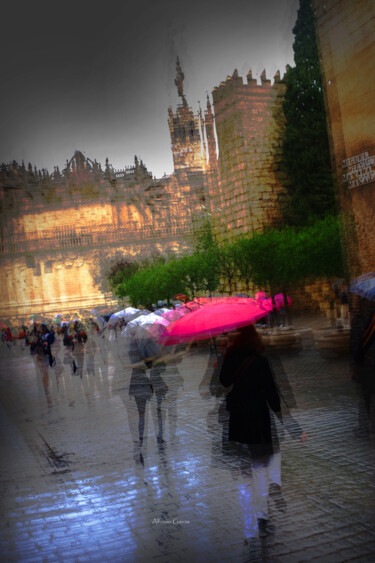 Lluvia en Sevilla 3 Arts numériques intitulée "Lluvia en Sevilla 3" par Alfonso García, Œuvre d'art originale, Photographie numérique