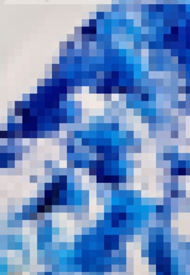 Digitale Kunst mit dem Titel "Projection du blanc…" von Mélanie Cavalec, Original-Kunstwerk, 2D digitale Arbeit