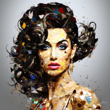 Digital Arts titled "Amy Winehouse Evolu…" by Sykart Designs, Original Artwork, AI generated image
