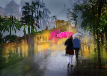 Lluvia en Sevilla 4 Arts numériques intitulée "Lluvia en Sevilla 4" par Alfonso García, Œuvre d'art originale, Photographie numérique