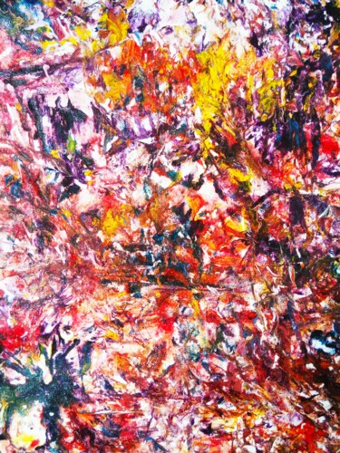 Childrens Dreams_fragment#1 Peinture intitulée "Childrens Dreams_fr…" par Selena Sashina, Œuvre d'art originale, Acrylique Monté sur Châssis en bois