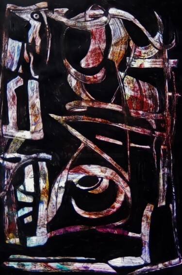 「cavalinho」というタイトルの絵画 Francisco  Duart Mendesによって, オリジナルのアートワーク, アクリル