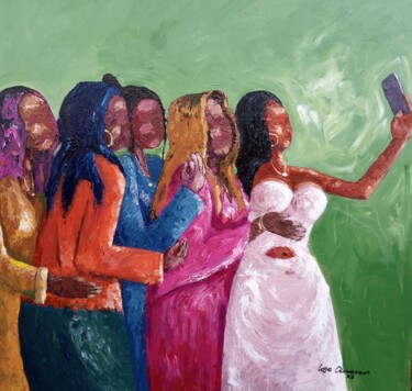 Pintura intitulada "Beautiful memories…" por Loje Oluwaseun Loje, Obras de arte originais, Acrílico