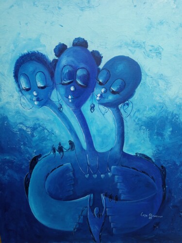 제목이 "Togetherness series…"인 미술작품 Loje Oluwaseun Loje로, 원작, 아크릴