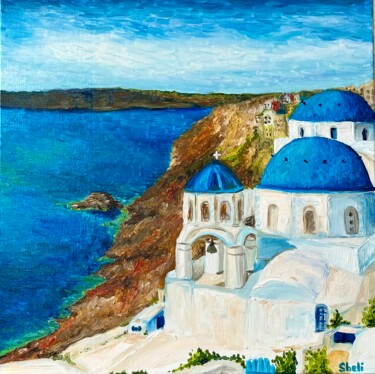 제목이 "Let’s go to Greece"인 미술작품 Alina Shelest로, 원작, 기름