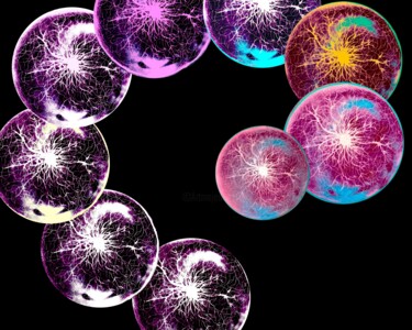 数字艺术 标题为“Spiral Evolution” 由Troy Wilson-Ripsom, 原创艺术品, 数字拼贴