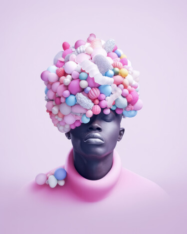Arts numériques intitulée "Bubble 3" par Jean Luc Michon, Œuvre d'art originale, Image générée par l'IA