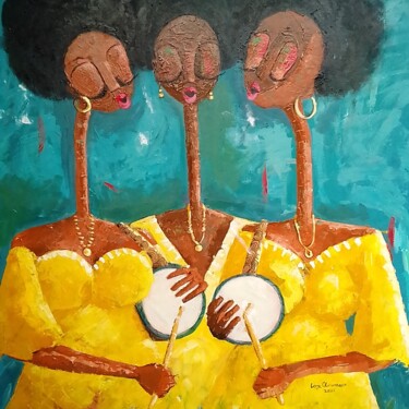 绘画 标题为“Ayanbiri series l” 由Loje Oluwaseun Loje, 原创艺术品, 丙烯