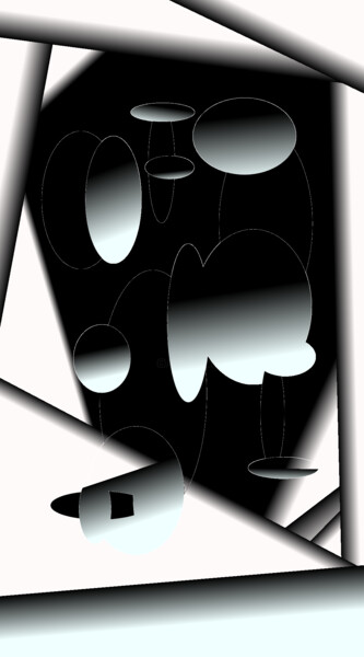 Movements Schilderij getiteld "Movements" door Shirley Jacobsen, Origineel Kunstwerk, Digitaal Schilderwerk
