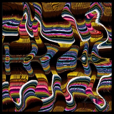 数字艺术 标题为“VARIATION "353"” 由Christa Kloß, 原创艺术品, 2D数字工作