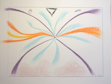 Expansion de la vie infinie "Expansion de la vie…" başlıklı Resim Anne Laure Klein tarafından, Orijinal sanat, Pastel